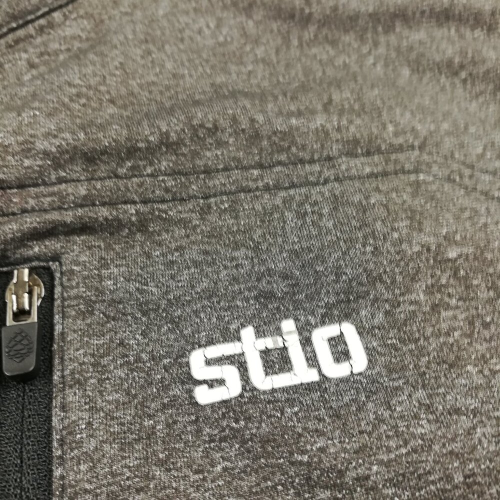 Stio Jacket Haven 1/2 Zip Pullover Stretch Gray Mens XL - Picture 8 of 13